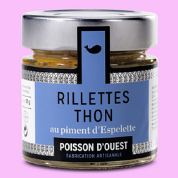 Rilettes - Thunfisch - Piment - Espelette - Bretagne - franzoesische Feinkost - franzoesische Spezialitaet